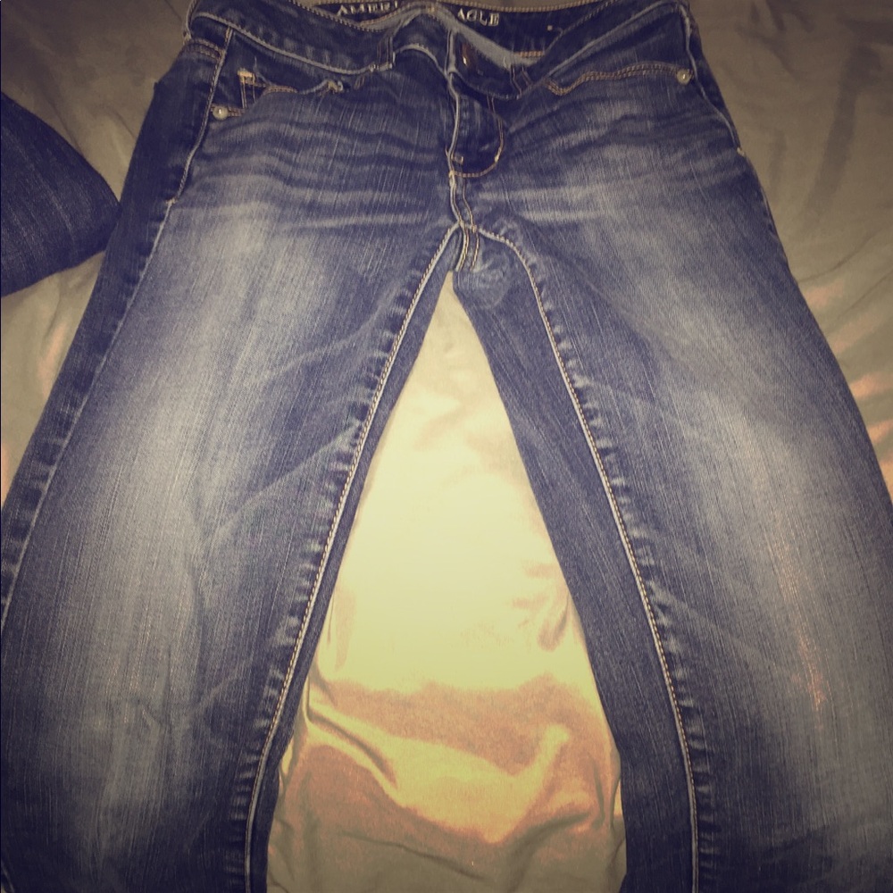 American eagle skinny jeans size 0